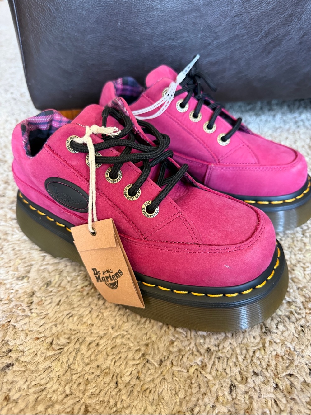 Dr. Martens Buzz 5-Eyed Platform Shoes NWT 5
